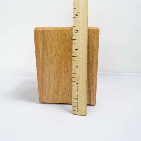 CUTCO Kitchen Tool Utensil Oak Wood Box Block Caddy Container Holder Made In USA - Picture 6 of 6